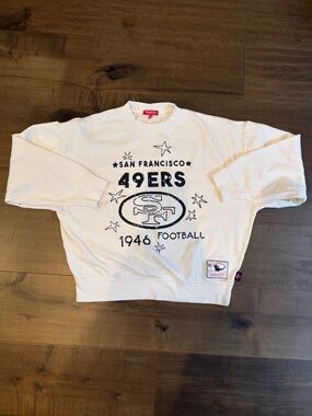 San Francisco 49ers Mitchell & Ness crewneck medium